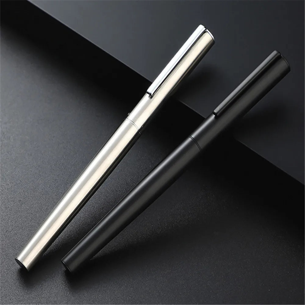 Jinhao 35 Black  Silver Colors Business office EF / F Nib Fountain Pen student School Stationery Supplies ink calligraphy pen