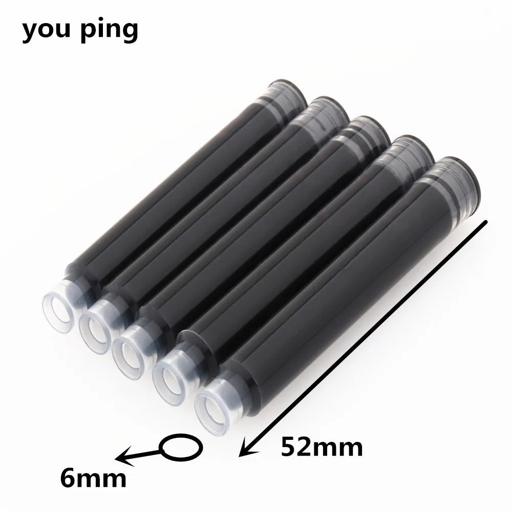 Jinhao 35 Black  Silver Colors Business office EF / F Nib Fountain Pen student School Stationery Supplies ink calligraphy pen