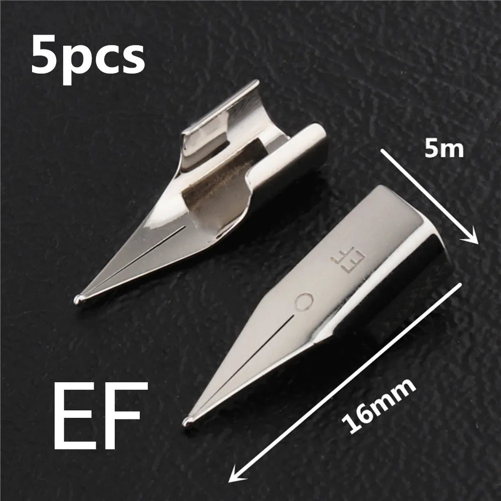 Jinhao 35 Black  Silver Colors Business office EF / F Nib Fountain Pen student School Stationery Supplies ink calligraphy pen