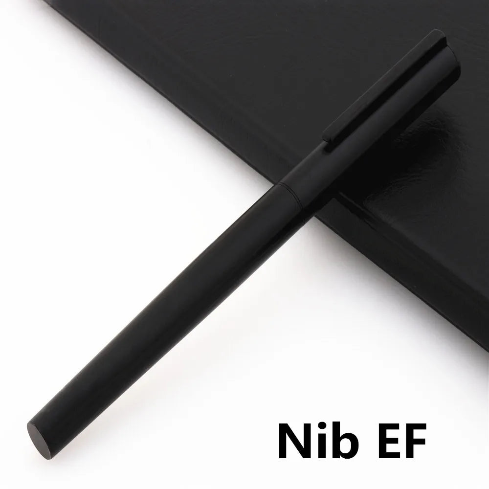 Jinhao 35 Black  Silver Colors Business office EF / F Nib Fountain Pen student School Stationery Supplies ink calligraphy pen