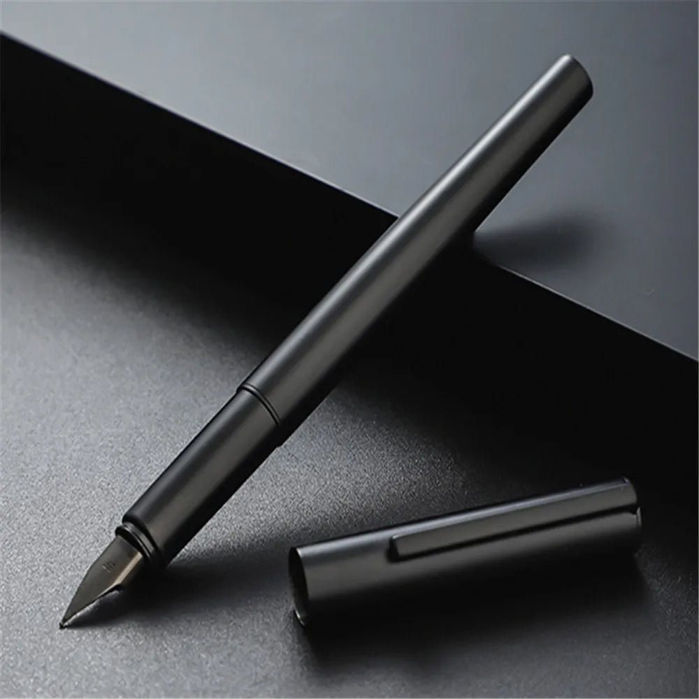 Jinhao 35 Black  Silver Colors Business office EF / F Nib Fountain Pen student School Stationery Supplies ink calligraphy pen