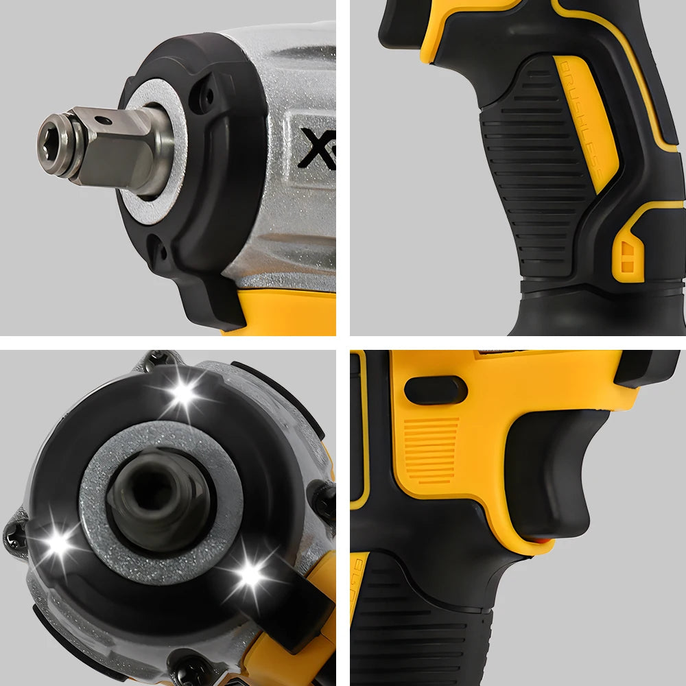 Dewalt DCF880 Cordless Electric Brushless Wrench Impact LED Light