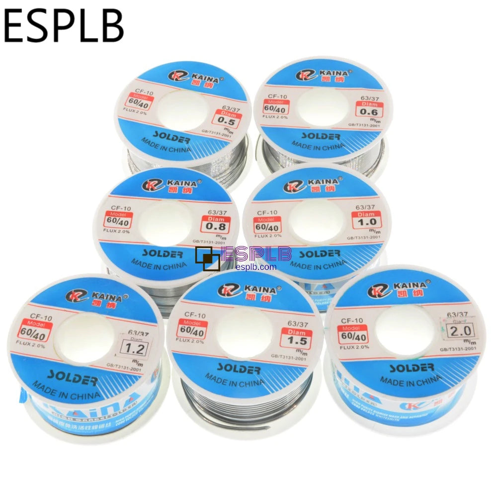 ESPLB 50/100g CF-10 Solder Wire Tin 0.5/0.6/0.8/1.0/1.2/1.5/2.0mm Roll