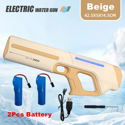 Electric Water Guns for Adults Powerful Squirt Automatic Suction Water