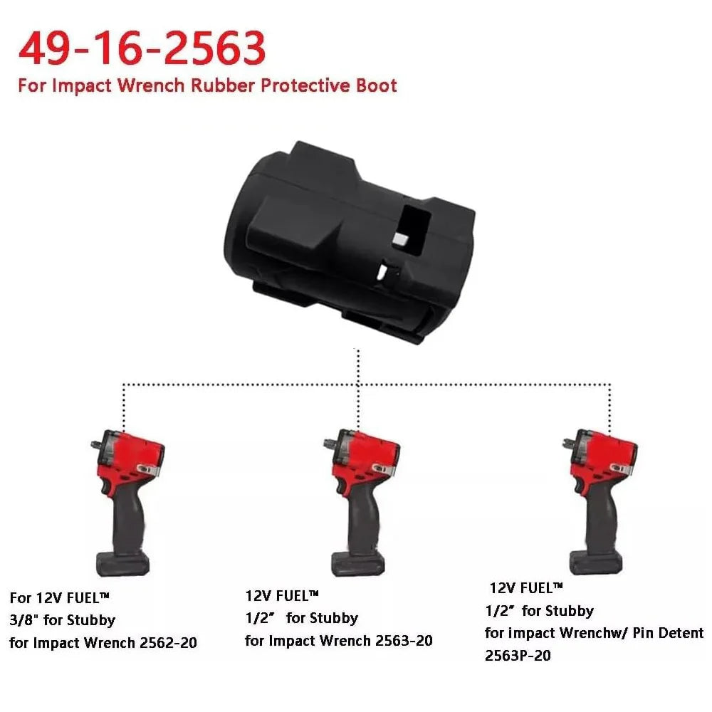1pc/2Pcs 49-16-2563 Impact Driver Protective Boot Fit for Milwaukee