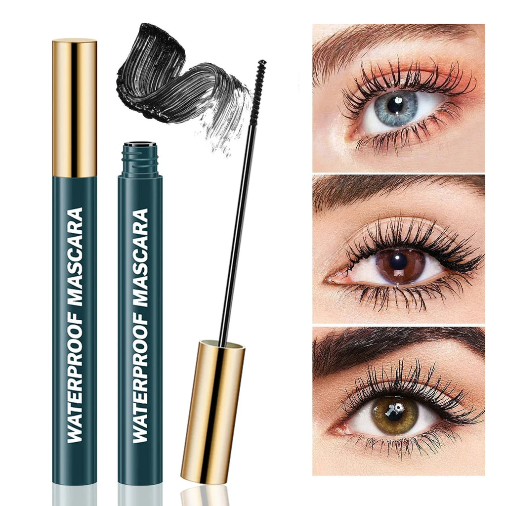 4D Mascara, Black, Waterproof, Ultra-Long, Volumizing, Long-Lasting