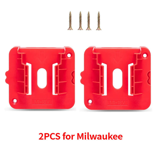 1-10PCS Power Tools Lithium Battery Holder Storage Fixed Bracket