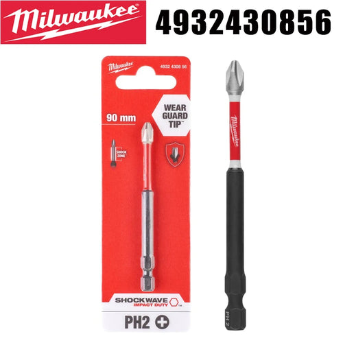 Milwaukee 4932430856 Shockwave PH2 90mm Impact Screwdriver Bit Durable