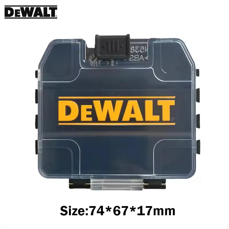 DEWALT Yellow Black Mini Storage Box Authentic Original Drill Bit Box