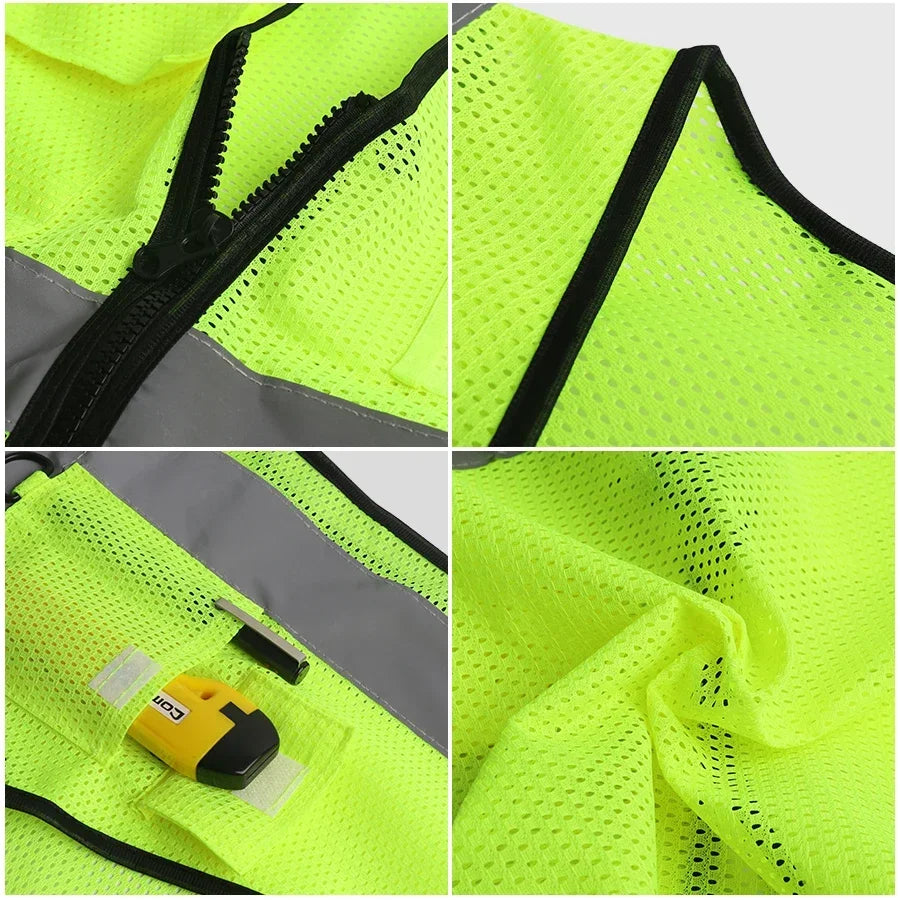 Adjustable Safety High Reflective Visibility Vest Reflective Security