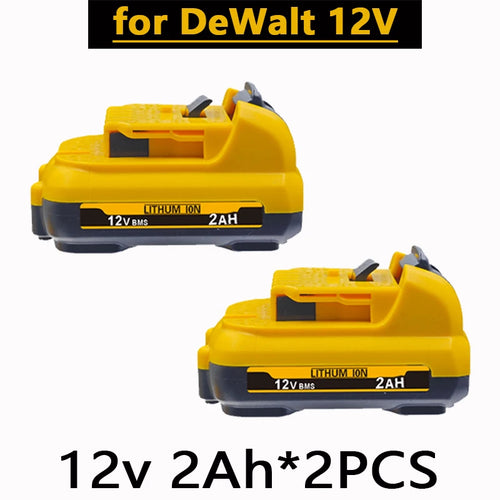 1-3Pack 12V Replacement for Dewalt DCB120 Lithium-ion Batteries 12V