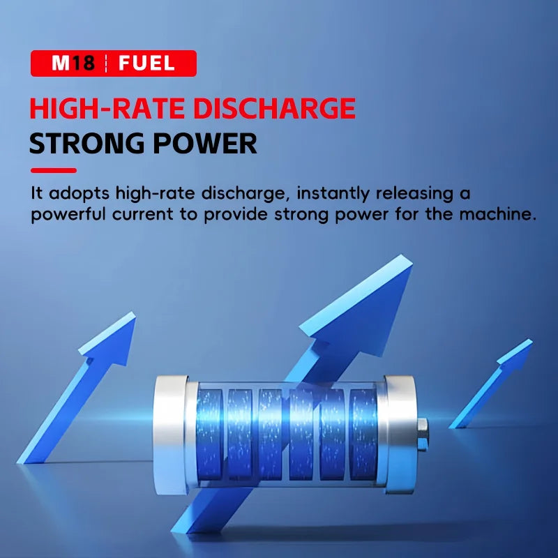 100% New Milwaukee M18 6.0Ah High Output Battery 18V Lithium-ion