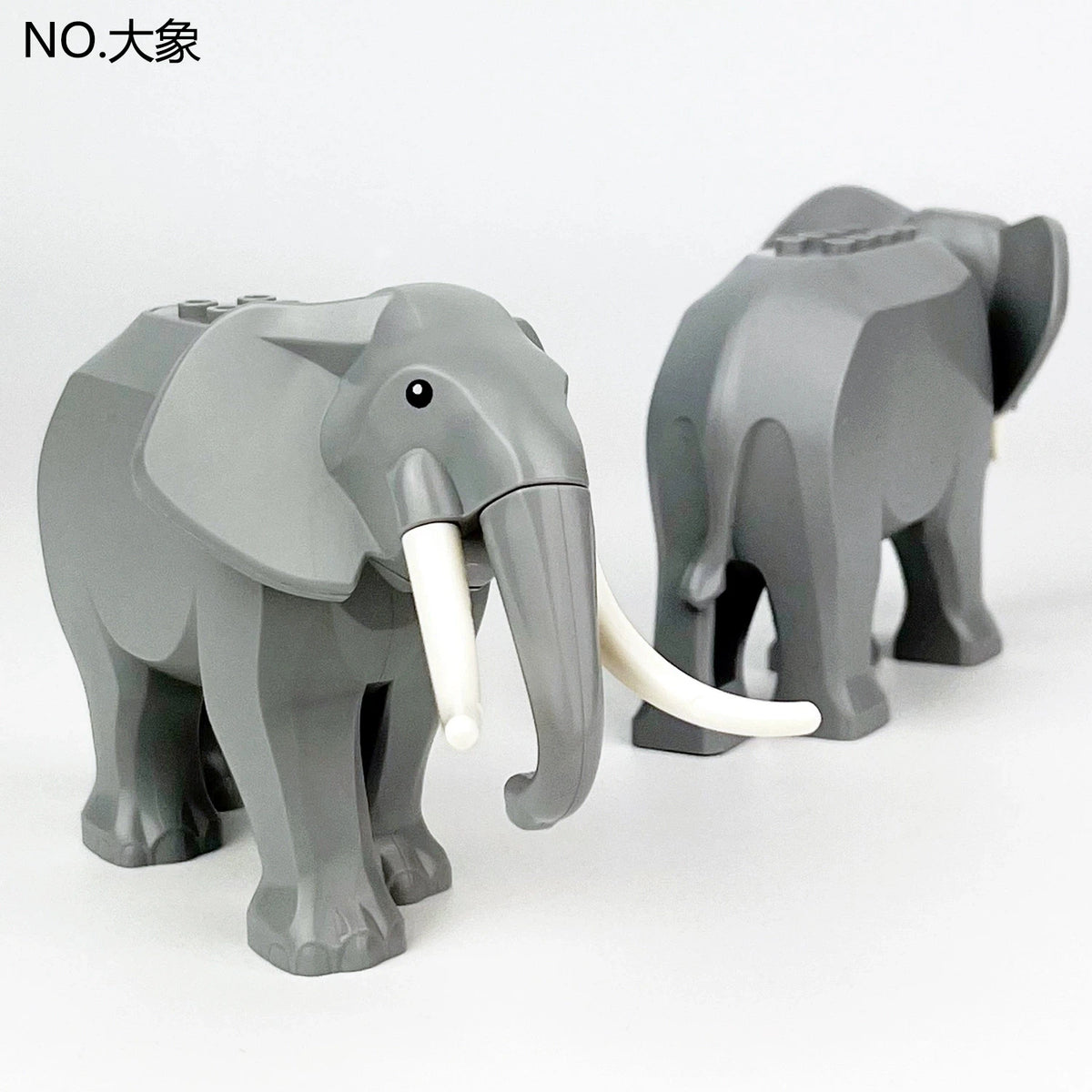 NEW Animals World Scene Elephant Male Elephant Camel Elk Gorilla Giraffe Horse Parts Building Blocks Model Sets Bricks Kids Kits