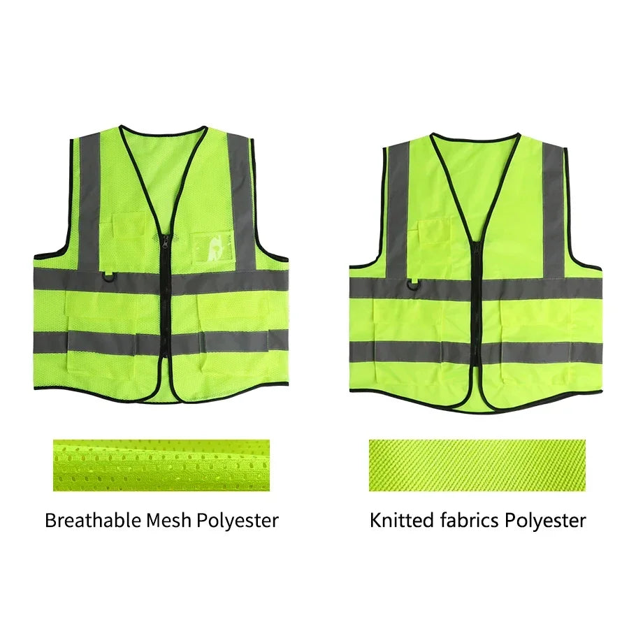 Adjustable Safety High Reflective Visibility Vest Reflective Security