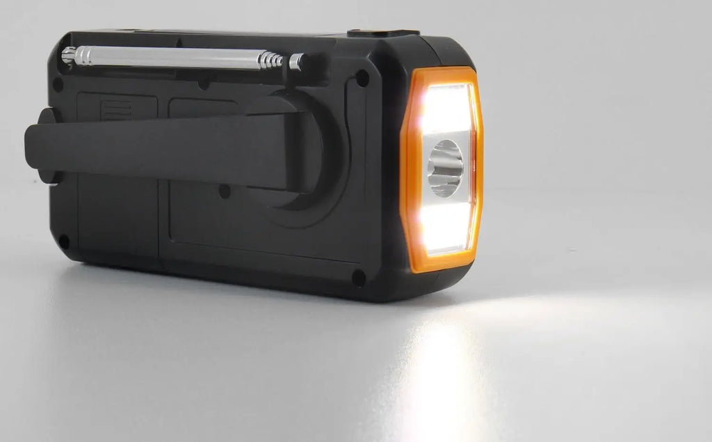 4000mAh Emergency Portable Solar Power Radio with Hand Crank Charging