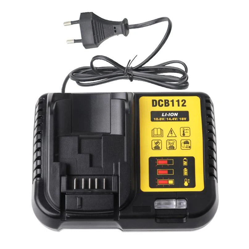 DCB112 Li-Ion Battery Charger For Dewalt 10.8V 12V 14.4V 18V 20V