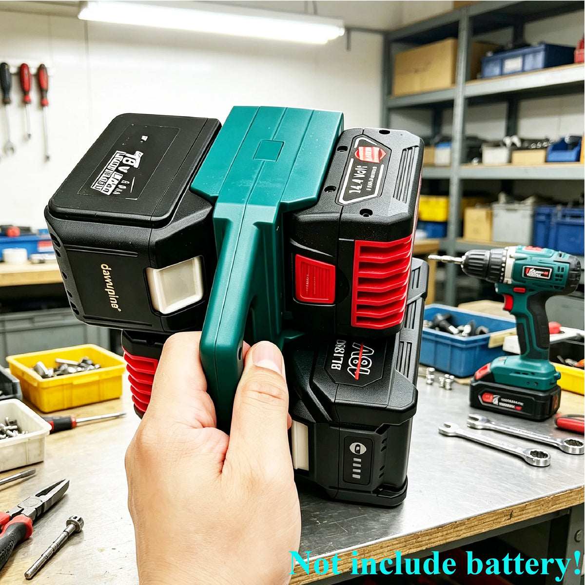Lithium Ion Batteries Potable Holder Storage Bracket For Dewalt For