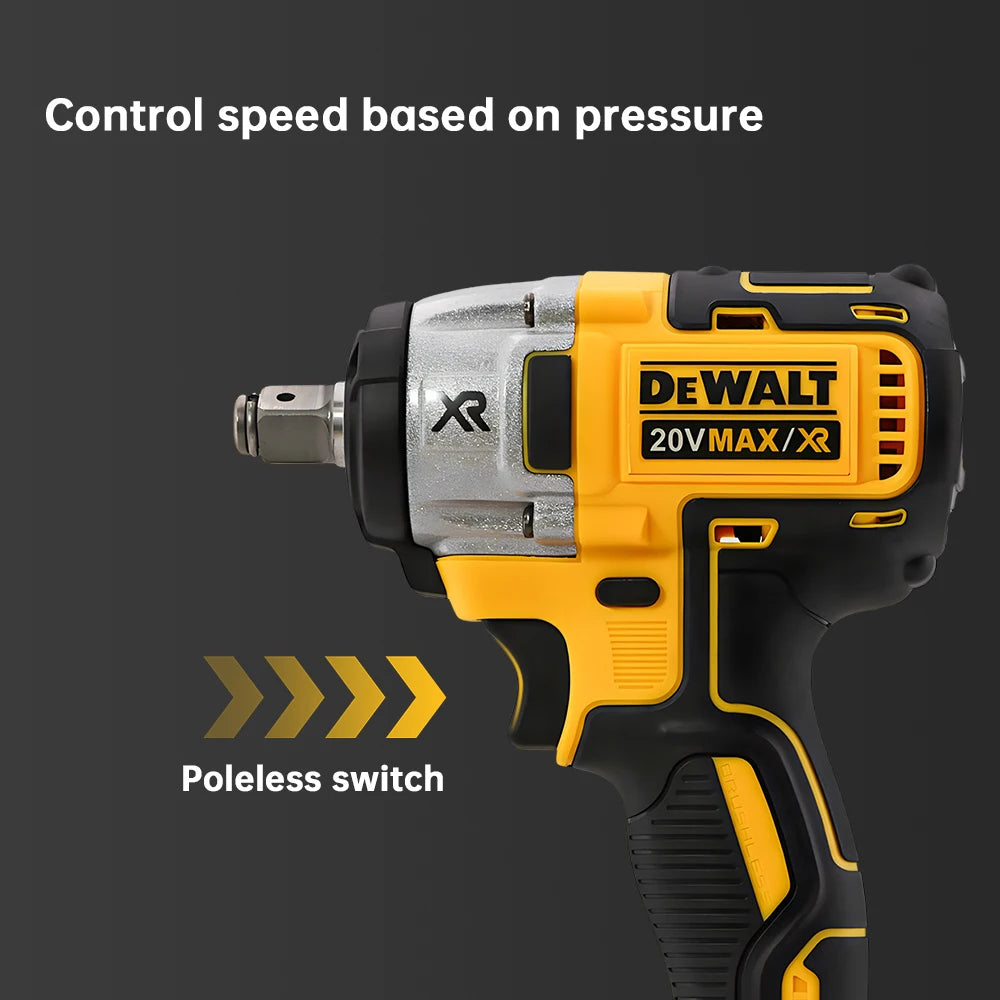 Dewalt DCF880 Cordless Electric Brushless Wrench Impact LED Light