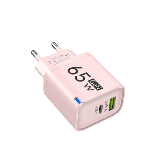 USB 65W Fast Charging Charger Type C High Speed Charge Mobile Phone