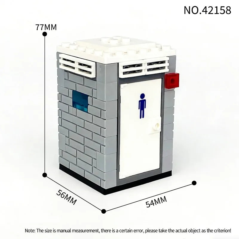 Medieval Pier Towers, Watchtowers, Cages, Explosion-Proof Cars, Scene Accessories for Assembling Small Particle Building Blocks.
