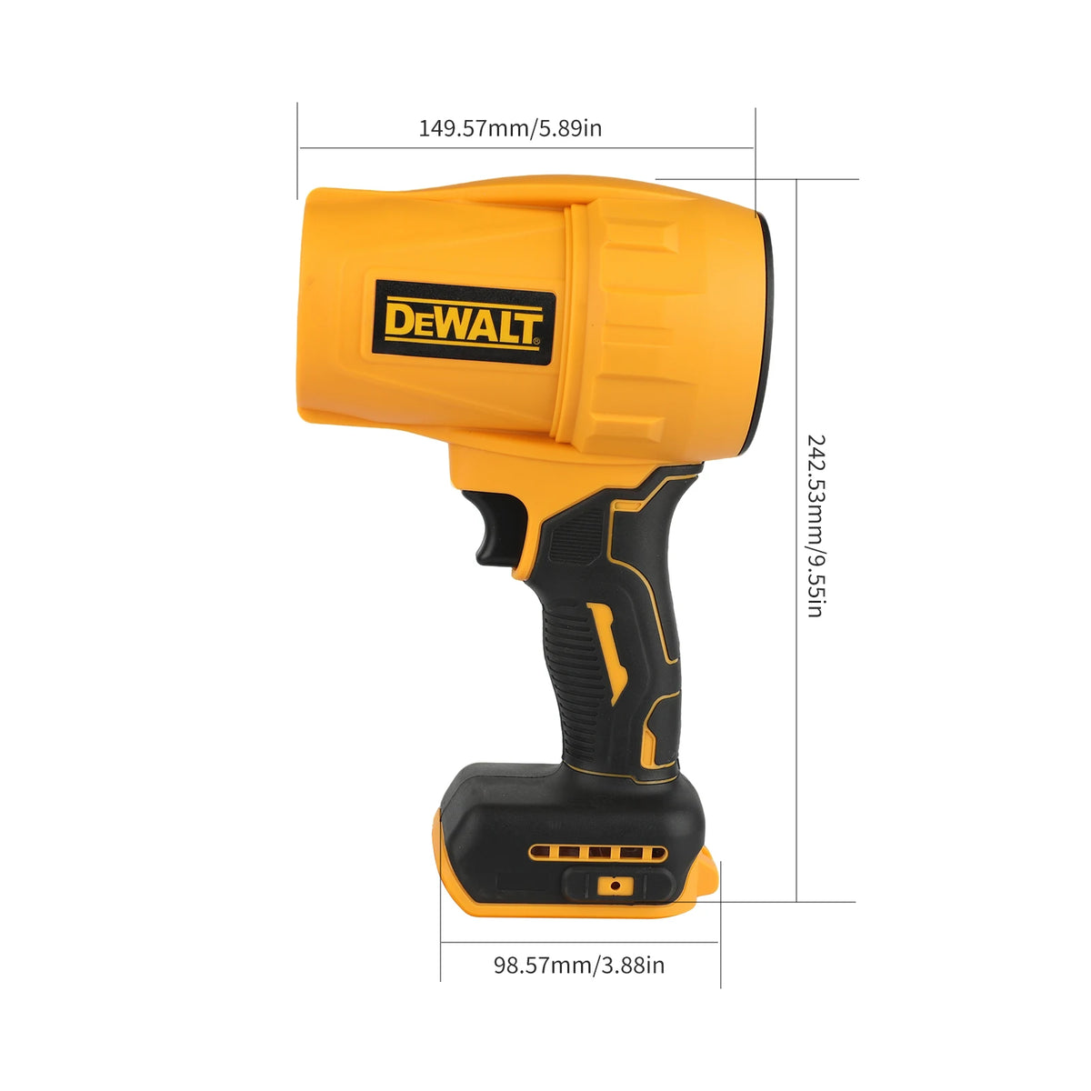 DEWALT D15 Electric Cordless Leaf Blower Dust Blower for 20V Battery,