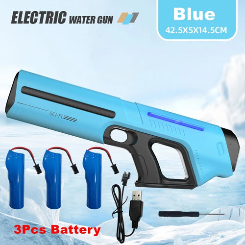 Electric Water Guns for Adults Powerful Squirt Automatic Suction Water