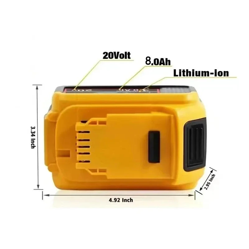 3/4/5/8Inch Led Light Portable Work Spotlights Cordless Outdoor