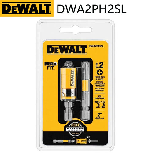 DEWALT Original PH2 SL8 Cross Slotted Drill Bits Sleeve Magnetic Ring