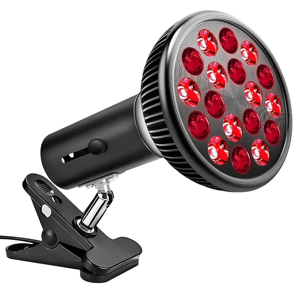 Red Light Therapy Lamp for Face 54W 660nm & 850nm Infrared Light Therapy Device for Muscle Joint Pain Relief Skin Health Tools