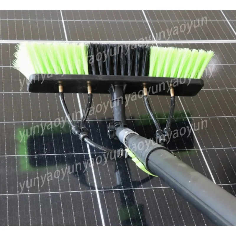 Water Fed Telescopic Pole Cleaning Brush, 3.6M Extendable Handle for