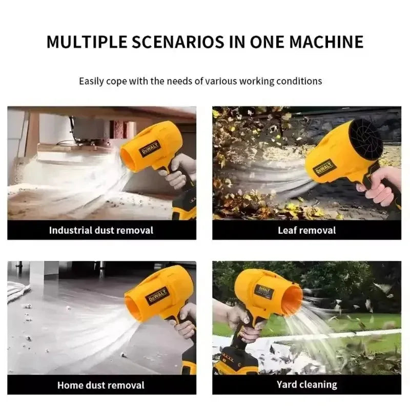 Dewalt Brushless Turbo Fan Leaf Blower Wireless Handheld Dusting Tool