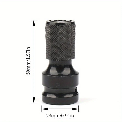 1pc Impact Wrench to Drill Adapter 1/2 to 1/4 Hex Converter Socket