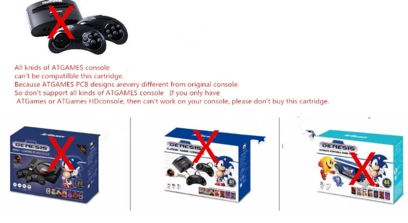 196 Hot Games In One Cartridge For Megadrive Genesis Consoles 196 In 1 Game Card For Sega Console