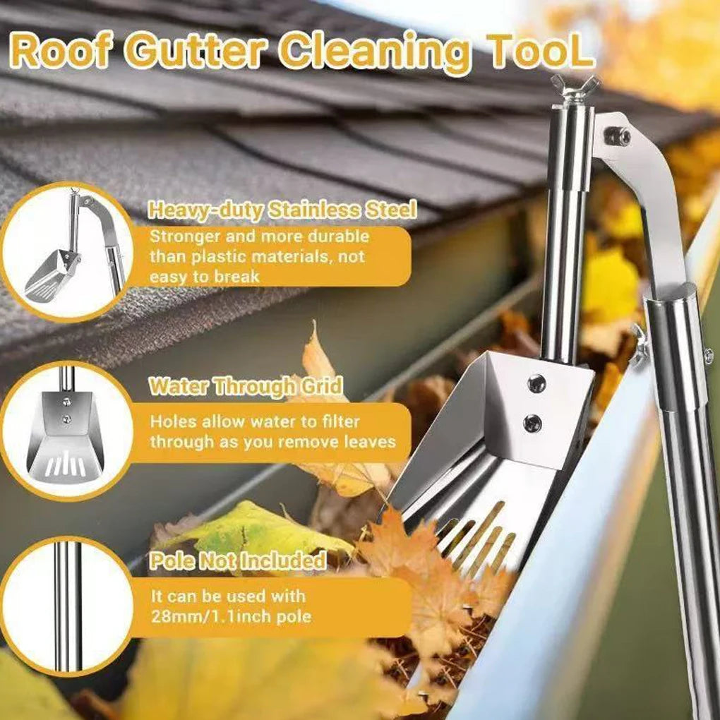 Gutter Cleaning Shovels Thicken Aluminum Alloy Rustproof Gutter