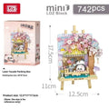 LOZ Four Seasons Scene Panda Stereo Model Assembled Ornaments Building Block Toys Children's Day Toy Gift