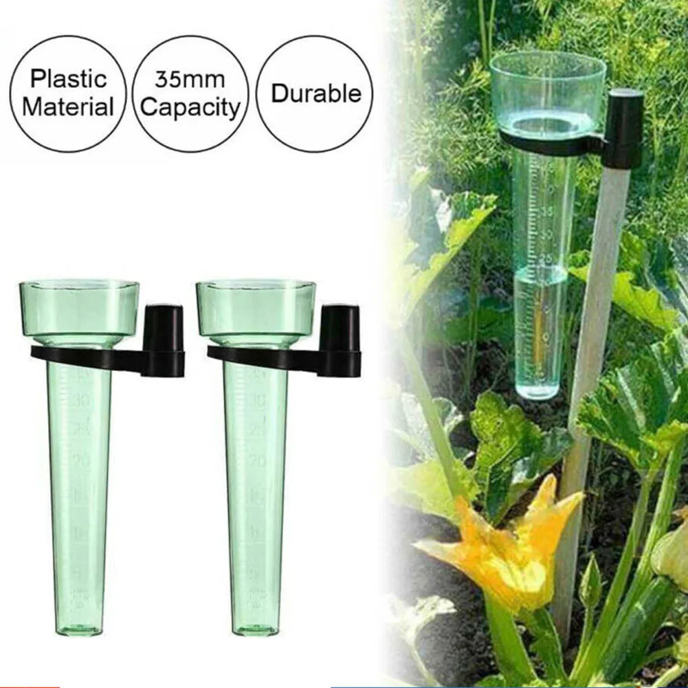 35mm Rain Gauge Rainwater Meter Polystyrene Water Rain Measurement