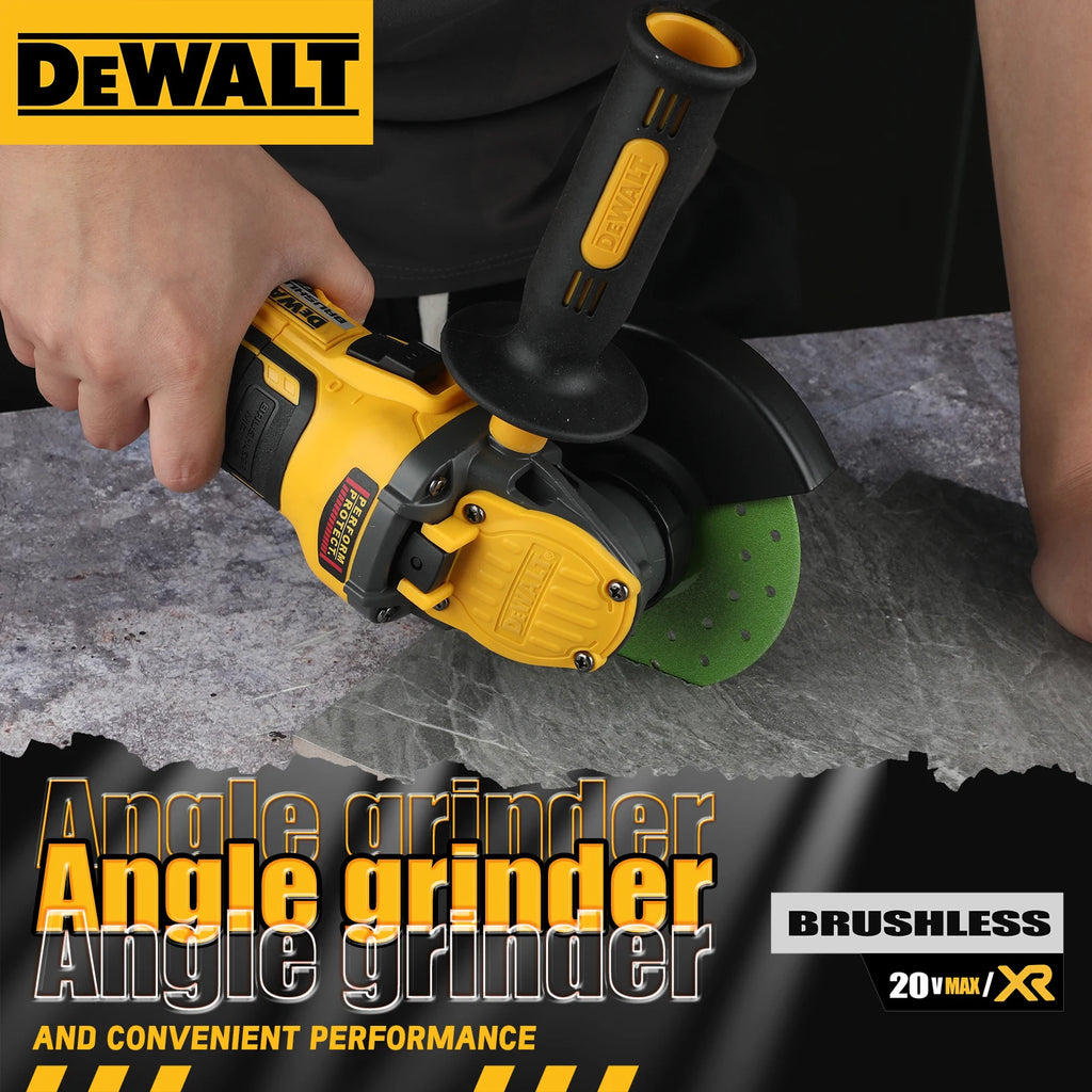 DEWALT DCG409 125mm Flat Head Angle Grinder Bare Machine Tool Cutting