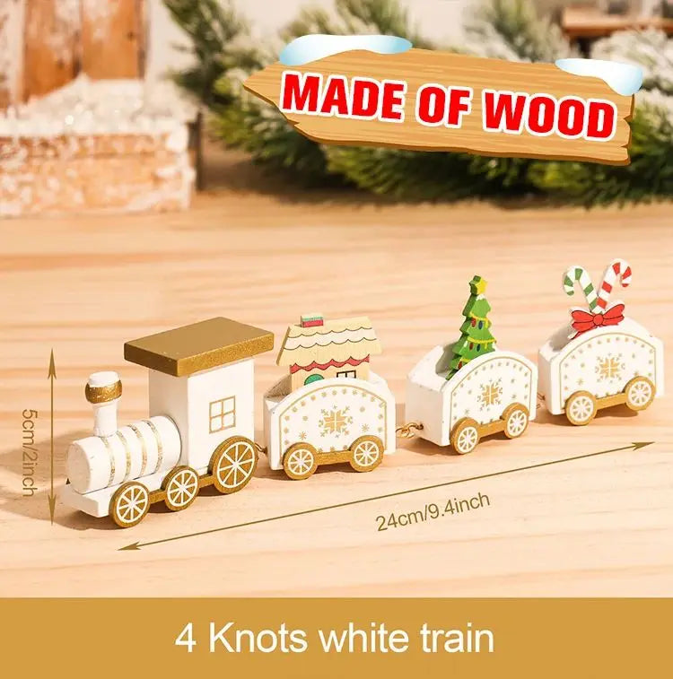 Christmas Train Merry Christmas Decorations For Home 2026 Cristmas Ornament Xmas Navidad Noel Gifts Happy New Year 2026 Gifts