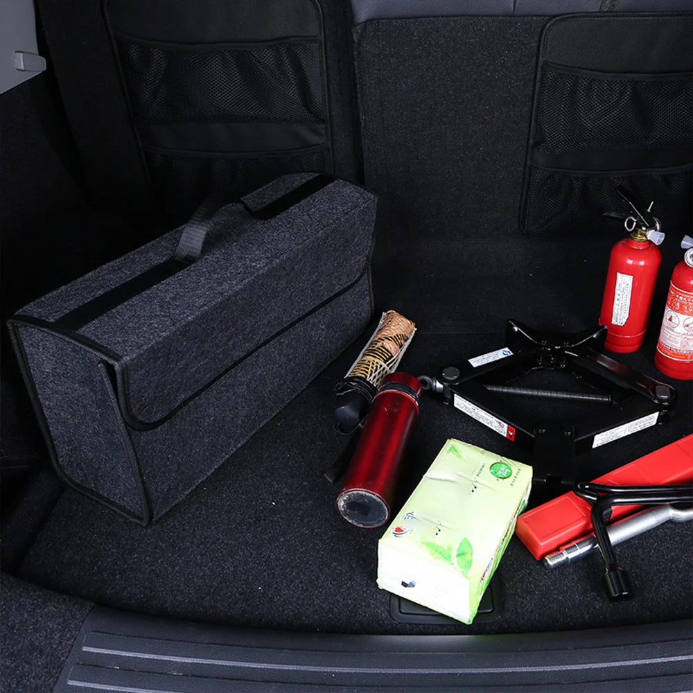 Felt Big Anti Slip Compartment Boot Storage Organizer Tool Car Storage