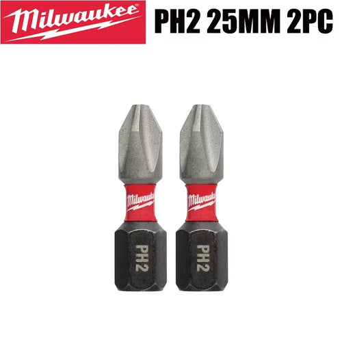 Milwaukee Shockwave PH2 Impact Drill Bits 25mm/50mm/90mm Head