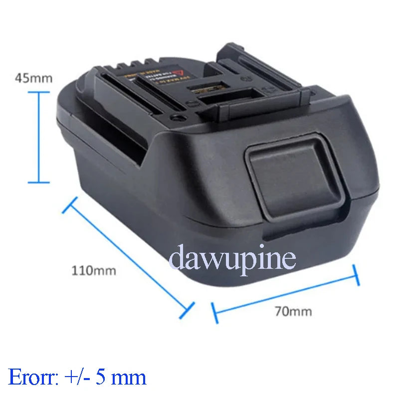 DM18M Converter Adapter For Milwaukee For M18 For Dewalt 20V Li-ion