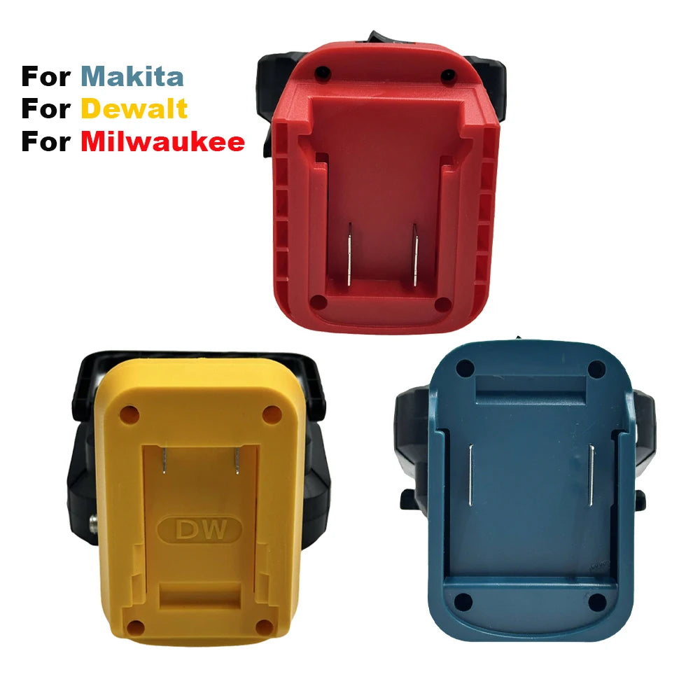 For Makita/Dewalt/Milwaukee 14.4V 18V Li-ion battery 3 inch with Dual