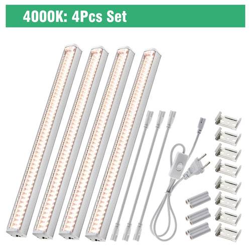 Full Spectrum LED Growth Tube 4000K/Purple/Sunlight Plant Lamp
