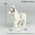 NEW Animals World Scene Elephant Male Elephant Camel Elk Gorilla Giraffe Horse Parts Building Blocks Model Sets Bricks Kids Kits