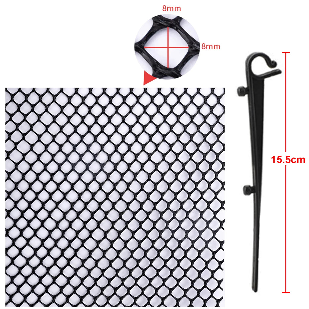 15/16/18cm*6m Pool Drain Filter Net Anti-Falling Leaves Mesh Strainer