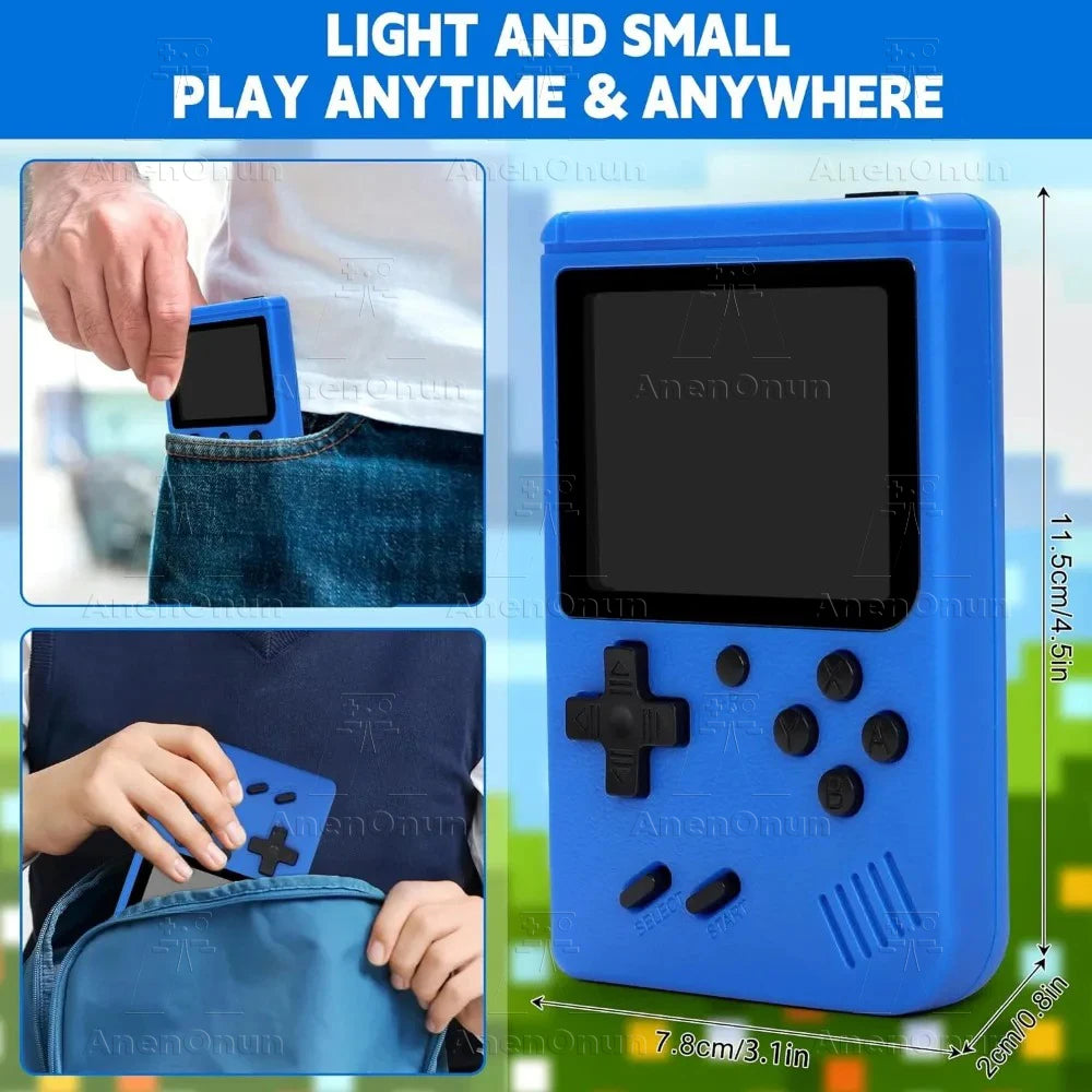 400 Games Handheld Game Players with Gamepad Controller Classic FC Emulator Retro Mini Two Players Portable Video Gaming Console