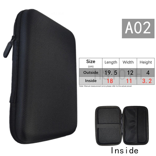 Earphone Data Storage Bag  Cable Organizer Multimeter Electronic Box