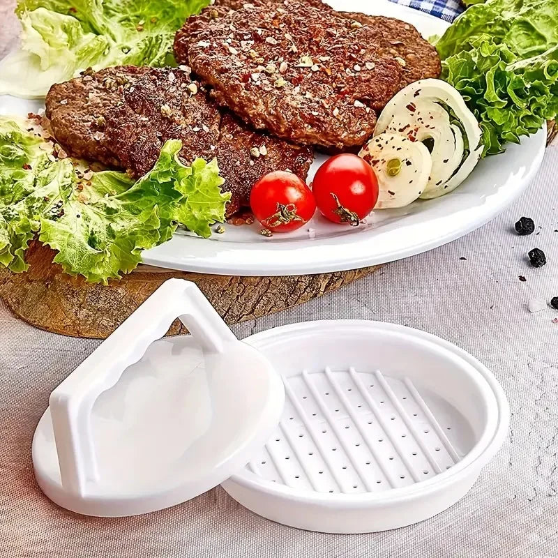 1PC Stuffed Hamburger Press, Plastic Burger Maker Mould for Grill &