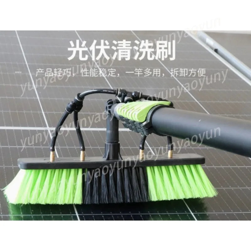 Water Fed Telescopic Pole Cleaning Brush, 3.6M Extendable Handle for