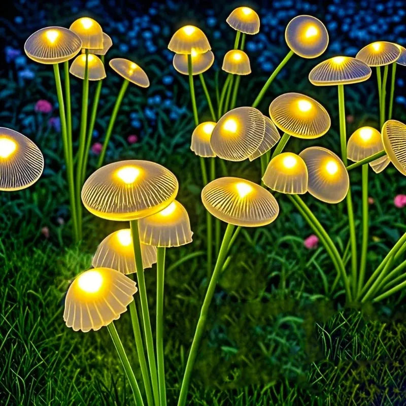 2026 New LED Solar Mushroom Lights Solar Garden Lights Waterproof